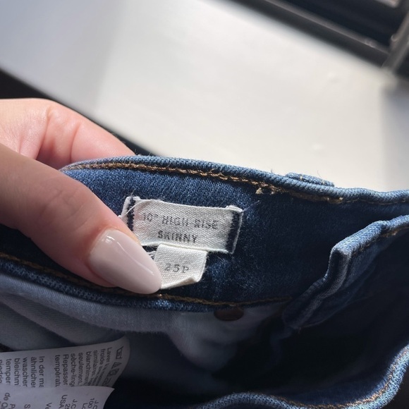 MADEWELL Petite 10" High-Rise Skinny Jeans in Hayes Wash WOMENS 25P - Picture 9 of 9